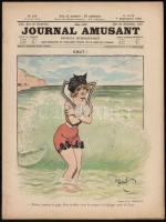 1901 Journal Amusant No. 115, journal humoristique - francia nyelvű vicclap, illusztrációkkal, 16p / French humor magazine