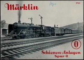 1939/40 Märklin-Schienenanlagen Spur 0 modellvasút katalógus, német nyelven, ábrákkal gazdagon illusztrált, 36p / Märklin-Schienenanlagen Spur 0 catalogue, 36p