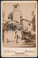 1893 Velence életkép / Venezia street scene. P. Salviati photo 11x17 cm