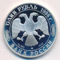 Oroszország 1996. 1R Ag "Vakond" T:1(PP) 
Russia 1996. 1 Ruble Ag "Blind Mole Rat&qu...