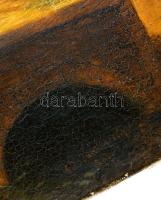 Jankowsky jelzéssel: Tóparti kastély. Olaj, vászon, kis lyukkal a vásznon, 73×99,5 cm