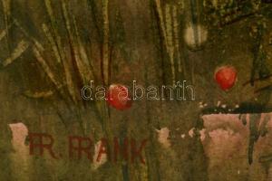 Frank jelzéssel: Galagonya. Akvarell, papír, üvegezett keretben, 56×40 cm