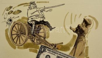 Zórád Ernő (1911-2004): Hollywood film. Kollázs, papír, jelzés nélkül, 32×21 cm