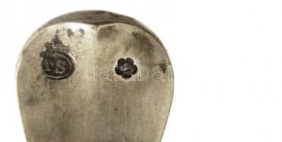 Ezüst (Ag.) villa készlet (6 db), jelzett, h:17,5 cm (6×), nettó:256 g