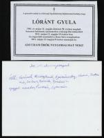 Az Aranycsapat, 2 db fotó, modern előhívás, utólagos nagyítás, az egyik hátoldalán feliratozva, 18×2...