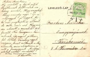 Kolozsvár, Cluj; Marianum római katolikus tan- és nevelőintézet, Intézeti teniszpálya / girl school&...