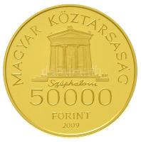 2009. 50.000Ft Au "Kazinczy Ferenc" tanúsítvánnyal (10g/0.986/25mm) T:PP Hungary 2009. 50....