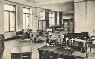 Kolozsvár, Cluj; Egyetemi és Múzeumi Könyvtár, Tisztviselők dolgozó terme, belső / university and museum library, officers' working room (EK)