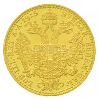 Ausztria 1915. Dukát Au "Ferenc József" utánveret (3,50g/0.986) T:1- Austria 1915. 1 Ducat...