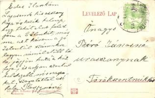 Kolozsvár, Cluj; Szentegyház utca, Frank Kiss János Fiai, Haraszthy Jenő üzletei, Triesti Általános ...