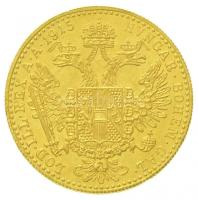 Ausztria 1915. Dukát Au "Ferenc József" utánveret (3,50g/0.986) T:1- Austria 1915. 1 Ducat...