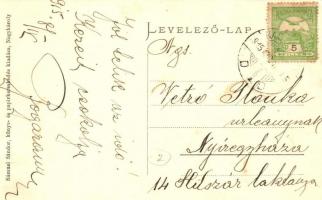 Nagykároly, Carei; Ecsedi láp-lecsapoló társulat székháza. Sámuel Sándor kiadása / wetland drainage ...