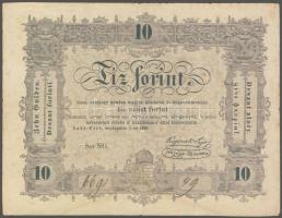 1848. 10Ft "Kossuth bankó" T:III