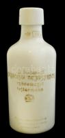 Antik (1904) tejes palack, A budapesti Központi Tejcsarnok szövetkezet tejterméke felirattal, kopott, m: 24 cm