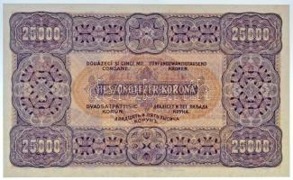 1923. 25.000K "Orell Füssli Zürich", "D18 019876" T:II egy függőleges hajtás a b...
