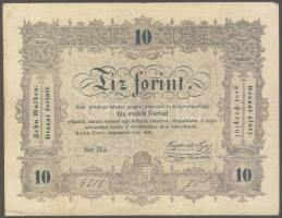 1848. 10Ft "Kossuth bankó" T:III