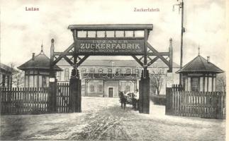 Luschany, Luzan; Zuckerfabrik. Verlag Simon Gross Czernowitz / sugar factory