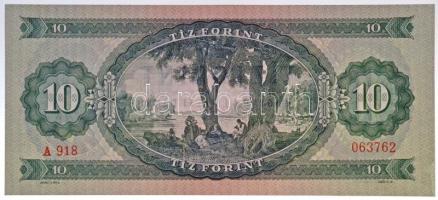 1949. 10Ft "A918 063762" T:I / Hungary 1949. 10 Forint "A918 063762" C:UNC 
Ada...