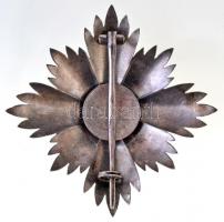 1946. "Magyar Köztársasági Érdemrend Középkeresztjének csillaga" zománcozott Ag csillag, h...