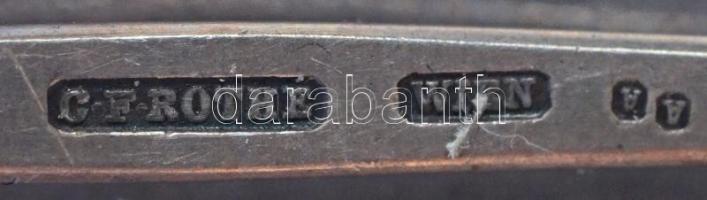 Bulgária ~1920. "Szent Sándor-rend II. osztályának csillaga" zománcozott és jelzett Ag csi...