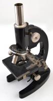PZO lengyel mikroszkóp, tükör nélkül, m: 35 cm