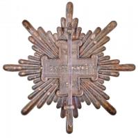 Független Horvát Állam 1942. "Horvát Érdemrend Nagykeresztjének csillaga" zománcozott és j...