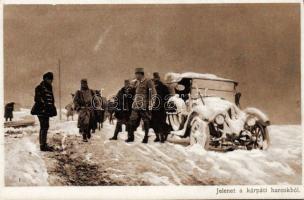 WW. I. battle in the Carpathians