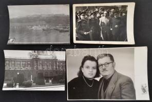 Cipősdoboznyi érdekes vegyes okmány, fotó, papírrégiség