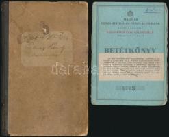 1897-1980 Vegyes takarékbetétkönyv tétel, közte, Magyar Leszámitoló- és Pénzváltó-Bank, Országos Tak...