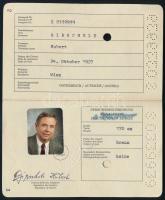 1987 Wien, Reisepass Republik Österreich - osztrák útlevél, 2 db / Austrian passports
