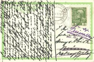 Tengeralattjáró kapitánya a hídon / K.u.K. Kriegsmarine submarine captain on the bridge. Austro-Hung...