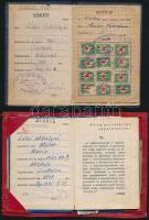 1930-1975 Vegyes igazolvány tétel, összesen 5 db, köztük MÁV félárú jegy váltására jogosító arcképes...