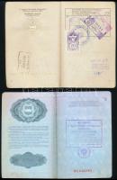 Vegyes útlevél, okmány tétel, határátlépési engedély, stb. (Magyar Népköztársaság, Románia, Deutsche...