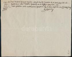 1847 Export szállítólevél Havasalföldről pecsételt szignettával / Export licence / Bilet from Walach...