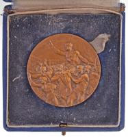 Finnország 1952. "Helsinki XV. Nyári Olimpia" olimpiai bronzérem, Br emlékérem, peremén fé...