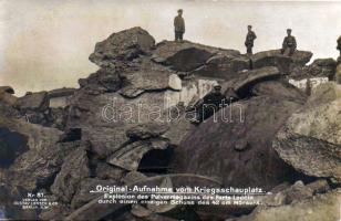 WW. I. Blasting of fort Loucin Photo