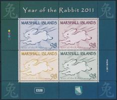 Kínai Újév: Nyúl éve kisív, Chinese New Year: Year of the Rabbit mini sheet