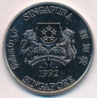 Szingapúr 1992. 10$ Ni "Majom" T:1,1-
Singapore 1992. 10 Dollars Ni "Monkey" C:...