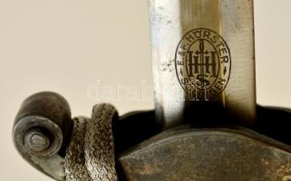 cca 1943 Wehrmacht tiszti tőr, E. F. Hörster Solingen jelzéssel, szerelékkel / Wehrmacht German offi...