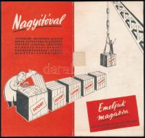 1952 Emeljük magasra, propaganda kártyanaptár