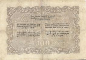 1848. 100Ft "Kossuth bankó" T:restaurált