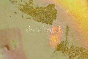 Zsolnay eozin mázas akt kagylóval, jelzett, hibátlan, 14×11 cm, m:11,5 cm