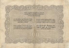 1848. 100Ft "Kossuth bankó" T:restaurált