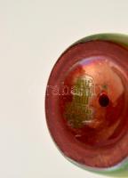 Zsolnay bagoly, eozin mázas, jelzett, hibátlan, m:8 cm