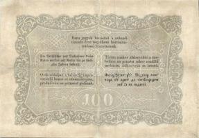 1848. 100Ft "Kossuth bankó" T:restaurált