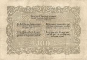 1848. 100Ft "Kossuth bankó" T:restaurált