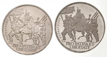 1976. 200Ft Ag II. Rákóczi Ferenc jelzett próbaveret tervezet, PRÓBAVERET felirat az előlap bal oldalán (2xklf) T:BU,1(PP) / Hungary 1976. 200 Forint Ag Ferenc Rákóczi II marked trial strike plan, PRÓBAVERET mark on obverse, left side (2xdiff) C:BU,1(PP) Adamo EME16