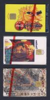 1993-1997 3 klf telefonkártya eredeti csomagolásban