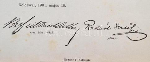 1900-1901 az Erdélyi Kárpát Egyesület 2 db illetve az Erdélyi Néprajzi Múzeum 1 db sokszorosított kö...