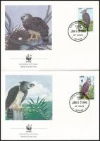 WWF Harpies set 4 FDC WWF: Hárpia sor 4 FDC-n